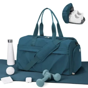 Sports Duffel Bag Sports Bag with Shoe Compartment & Wet Compartment