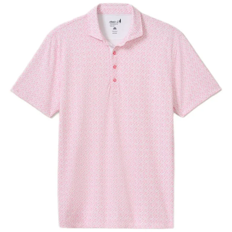 Johnnie-O Men's Azalea Flock Yeah Performance Mesh Polo