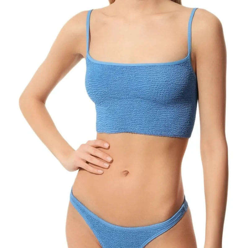 Damen Crop-Top Bikini-Set mit strukturiertem Stoff – Maréssa