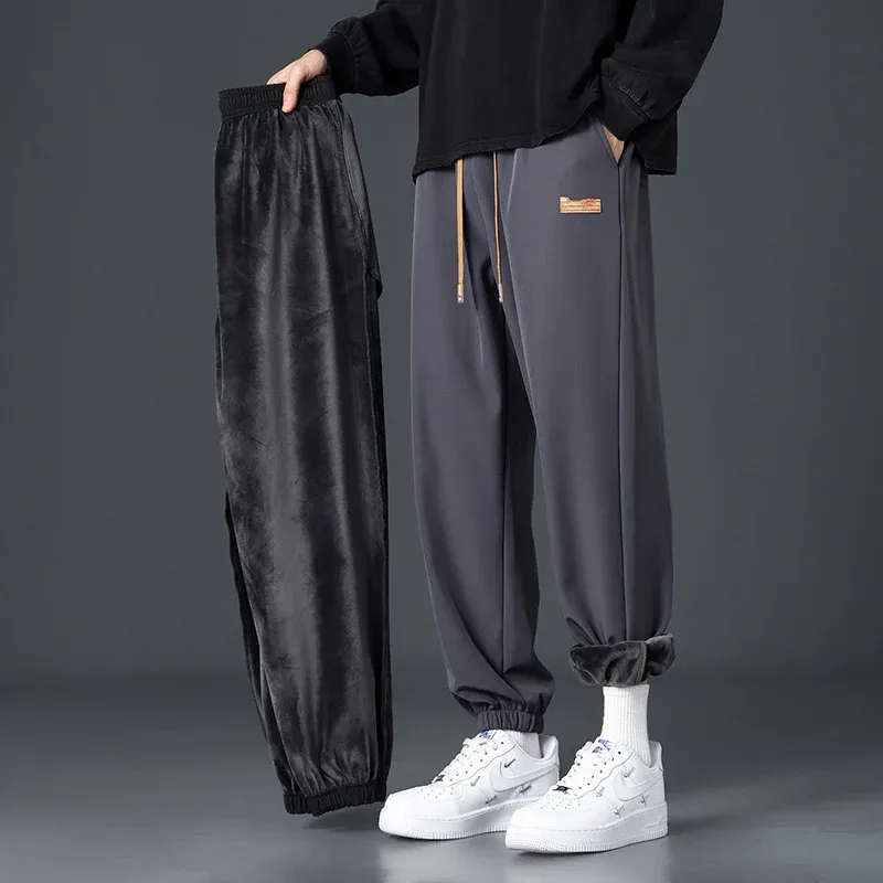 Herren Sportliche Freizeithose mit Fleece-Innenfutter