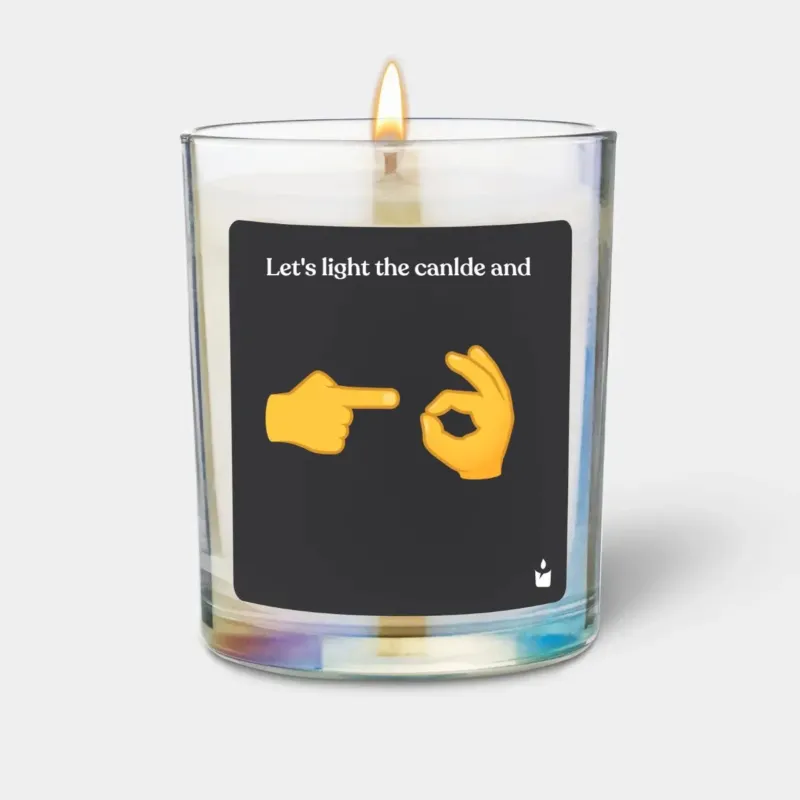 Duftkerze Rainbow Flowery Let's light this candle and… von ChattyCandles